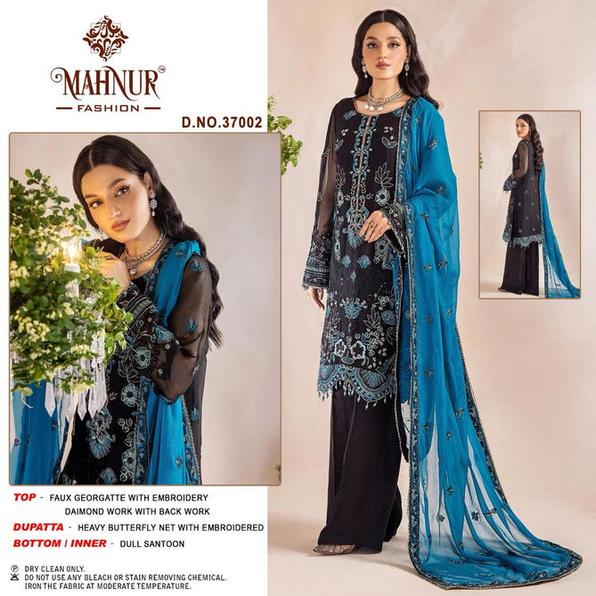 Mahnur Vol 37 Heavy Georgette Designer Pakistani Suits Catalog